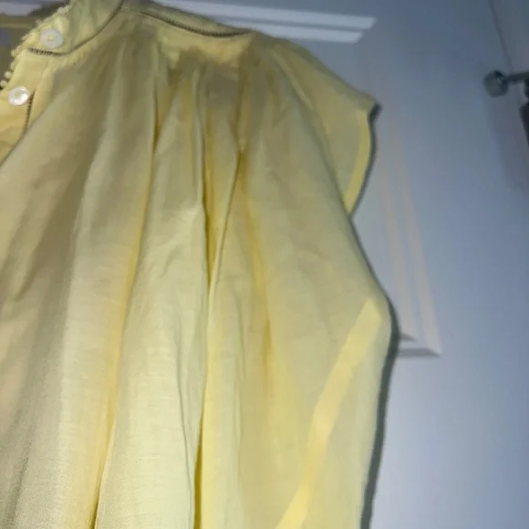 Madewell size small yellow billowy flow top - now in stores - Picture 9 of 12